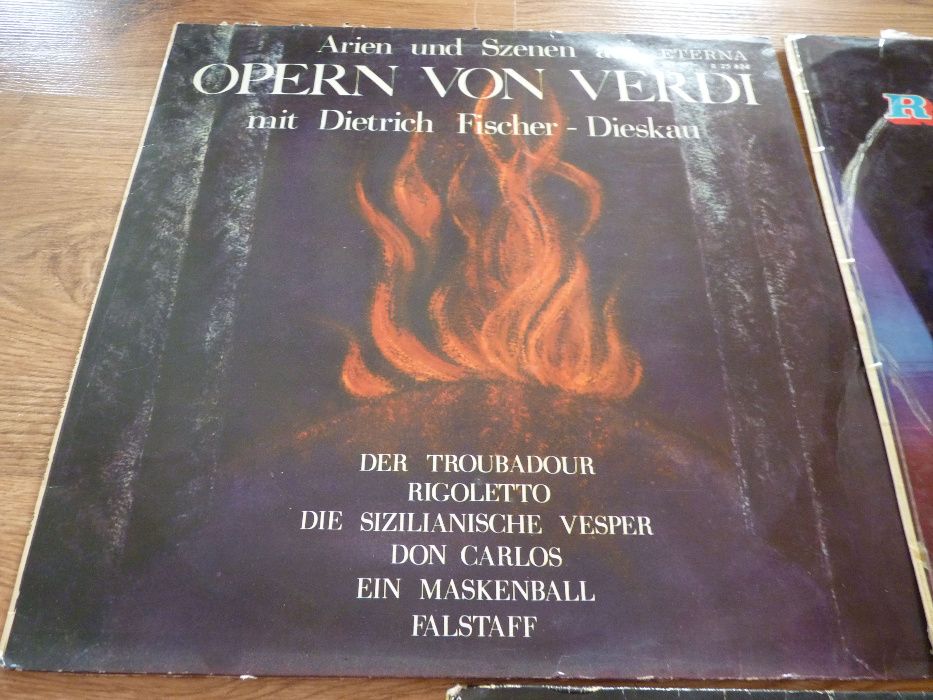 Trzy plyty operowe Verdi Mozart