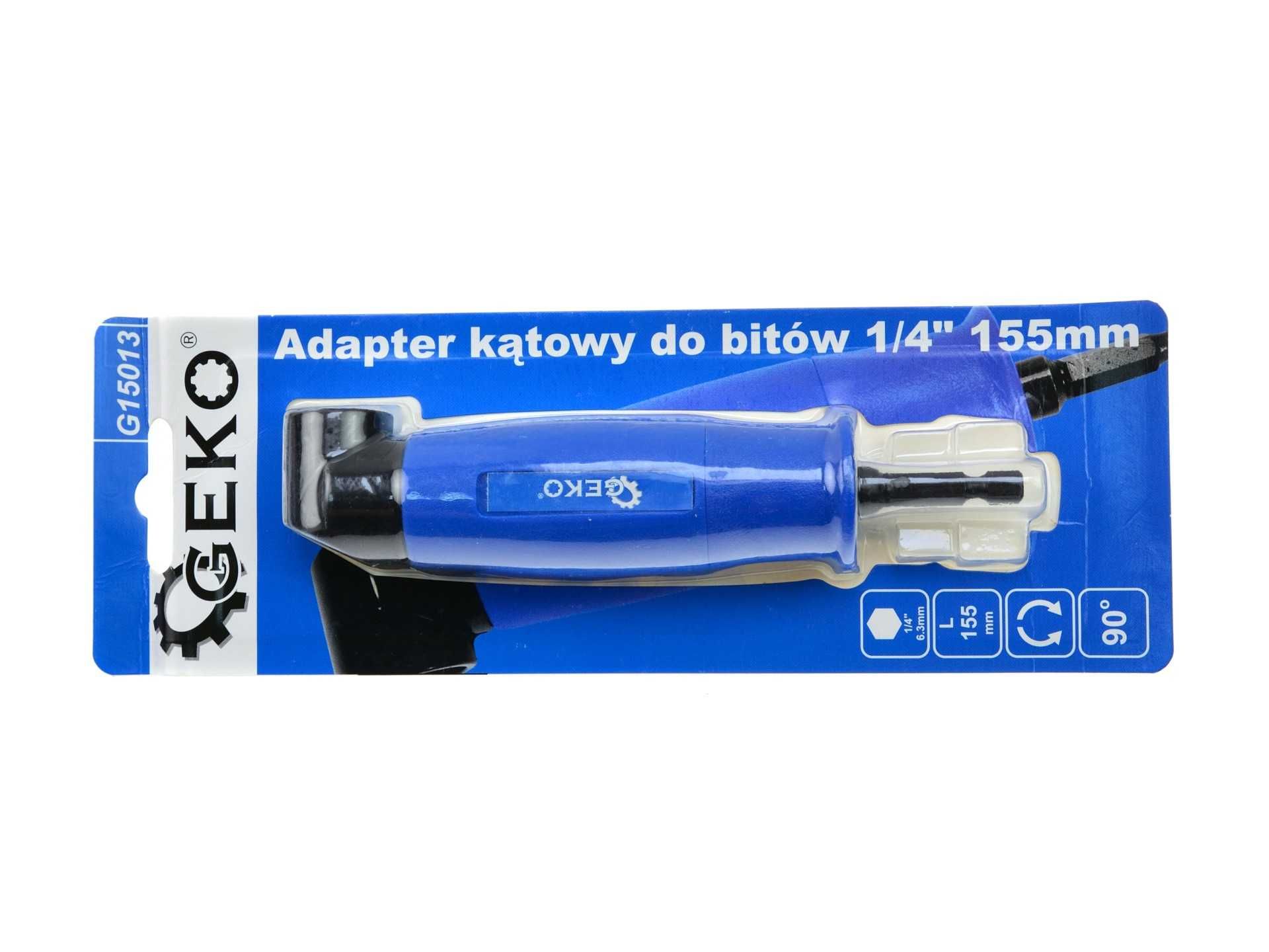 Adapter kątowy do bitów 1/4" 155mm