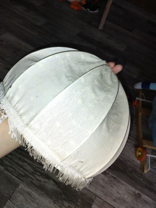 Klosz do lampki biały