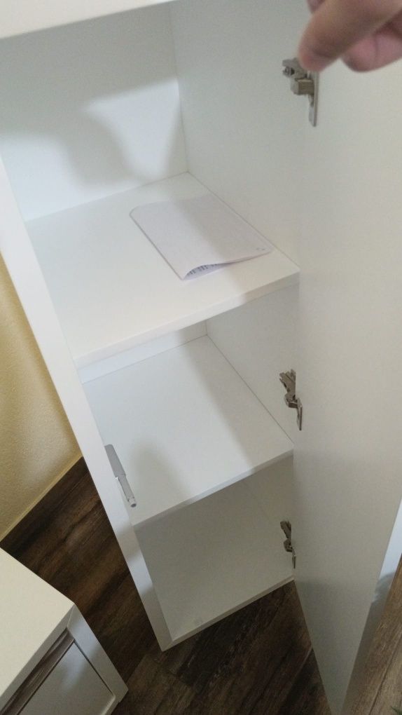Móvel de Sala Branco Semi Novo