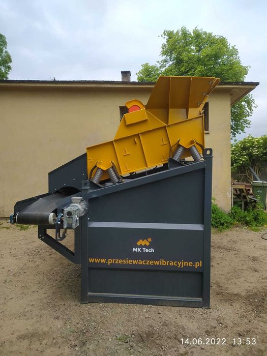Przesiewacz wibracyjny 3 frakcyjny PWB-403F