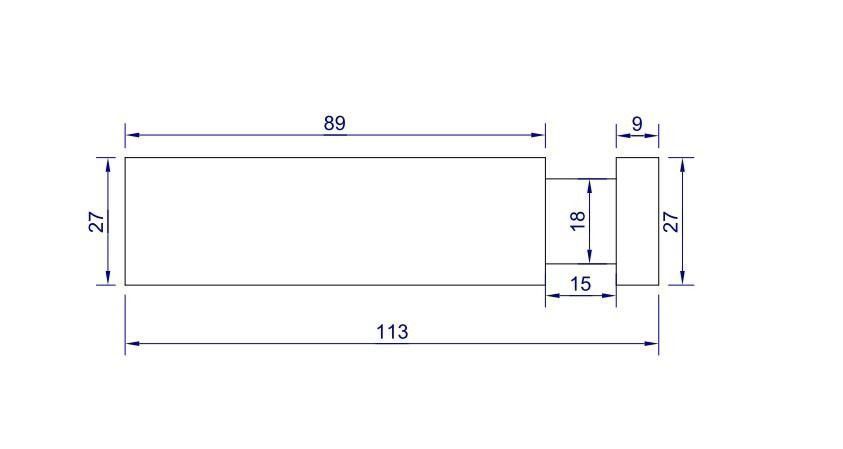 Ucho nadstawki, górny mocny zawias nadstawki burty