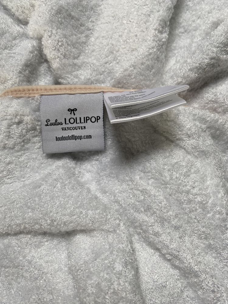 LouLou Lollipop muślinowy ręcznik kąpielowy z myjką
