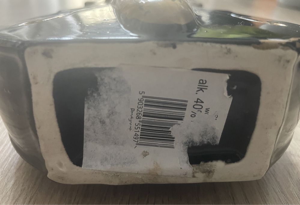 Ozdobna butelka gitara