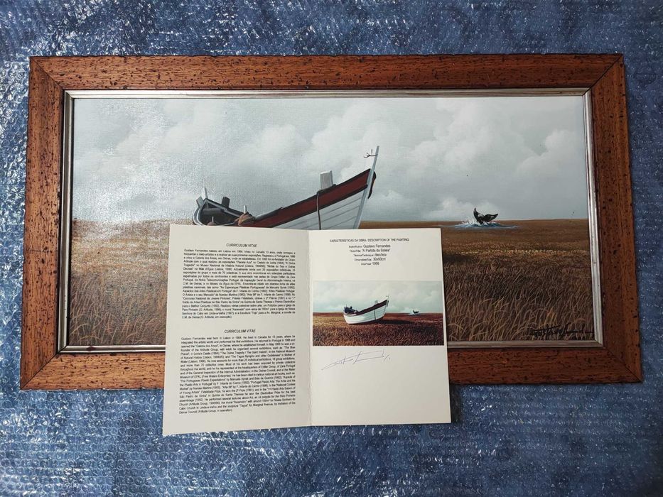 Gustavo Fernandes - Óleo sobre tela (Original com certificado)