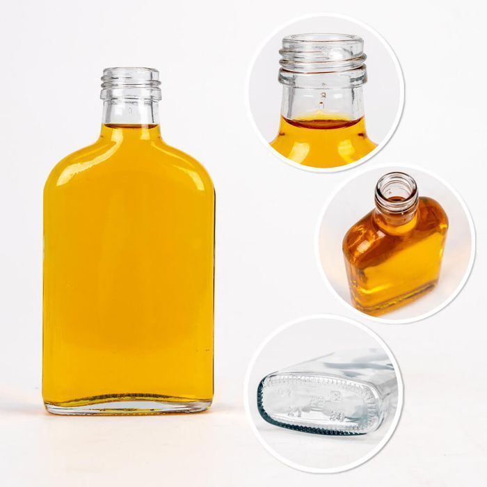 10x butelka PIERSIÓWKA 200 ml na sok nalewki wino + zakrętka