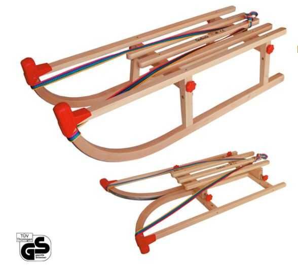 Sanki drewniane składane 90