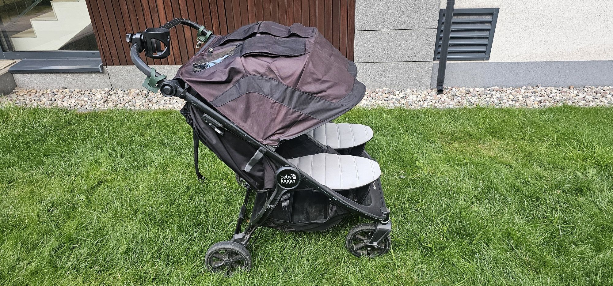 Baby Jogger City Mini GT2 Double – podwójny wózek + gondola + 2x pałąk
