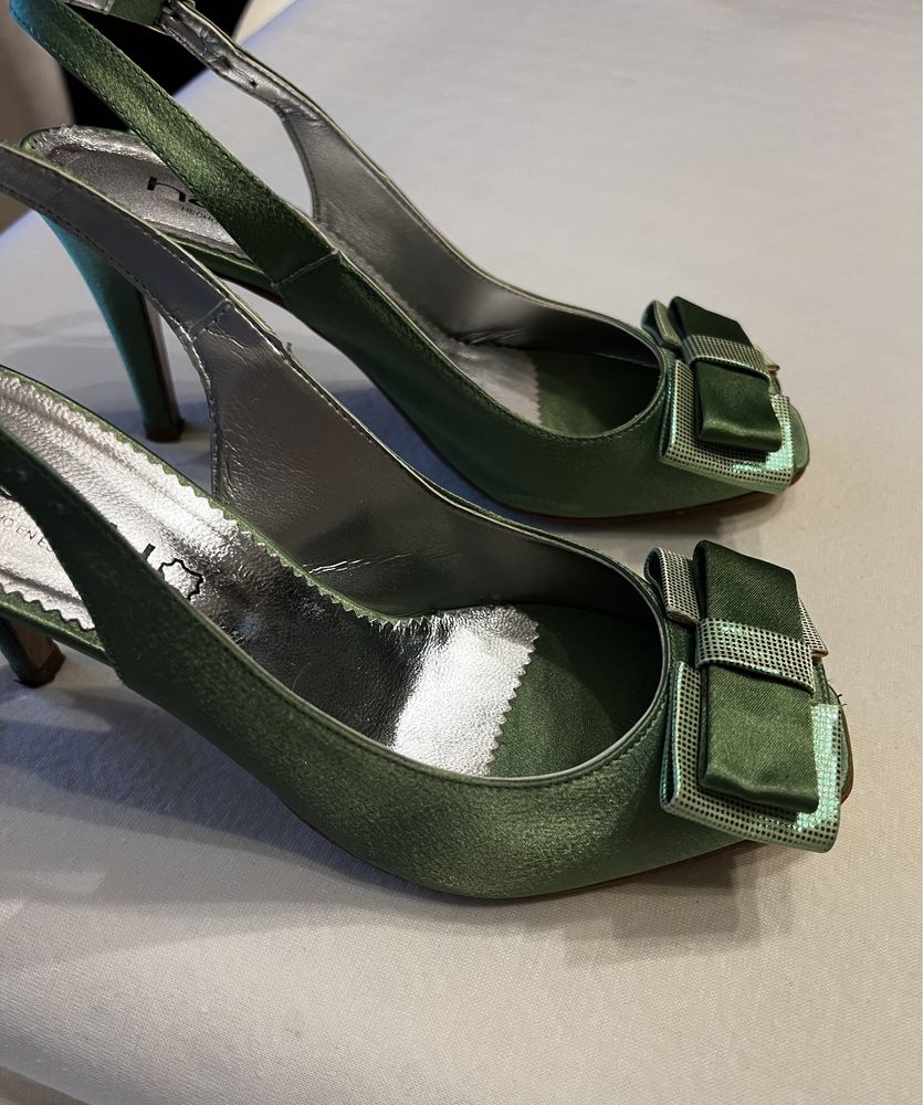 Sapatos verdes cerimónia - loja Haity