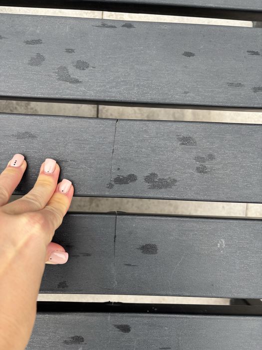 Meble ogrodowe antracyt