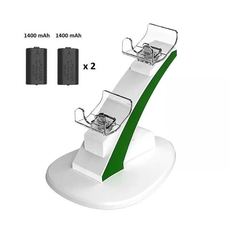 Акумулятори 1400 mah 2шт для SERIES Xbox X S Зарядка/2шт батарея