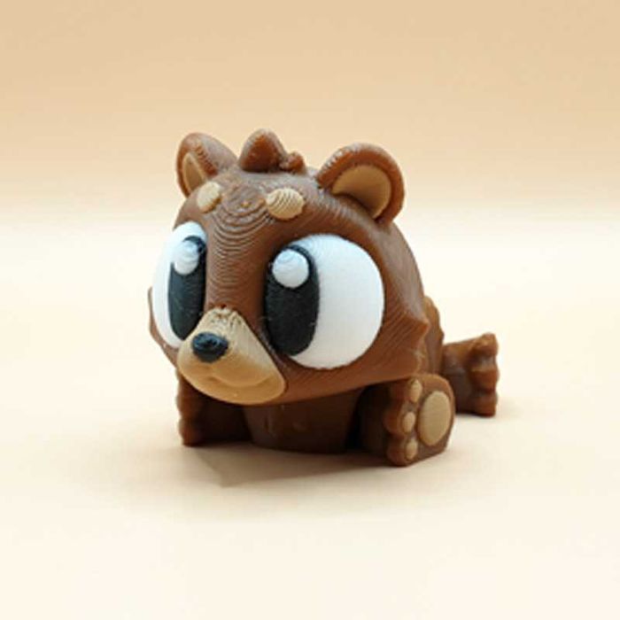 Misiu Toffik z druku 3D na prezent