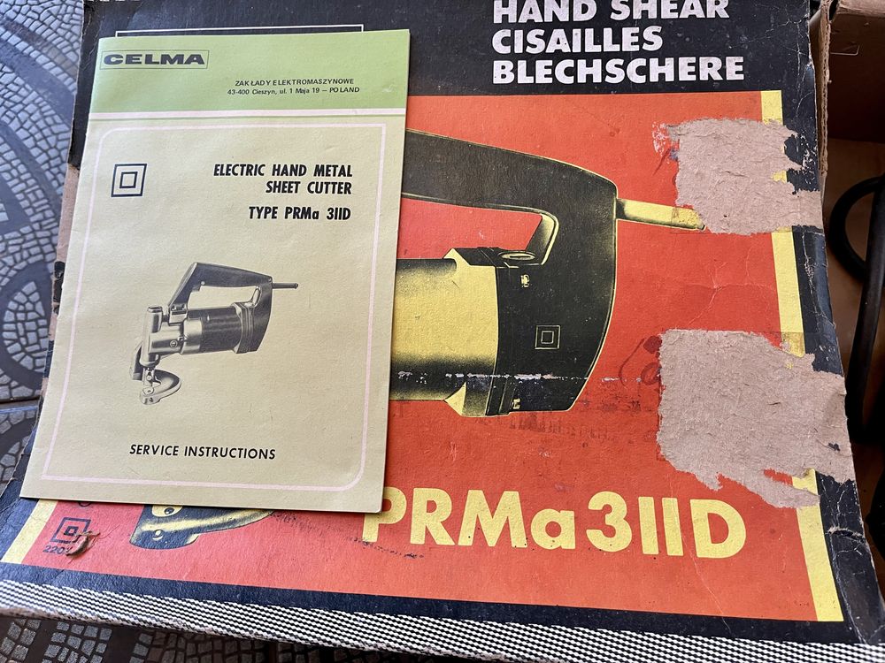 CELMA Export - Nożyce do blachy elektryczne