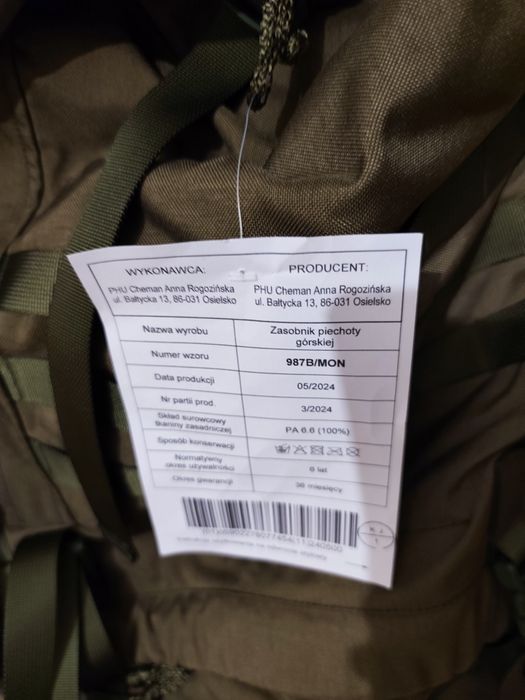 Zasobnik piechoty górskiej 987B