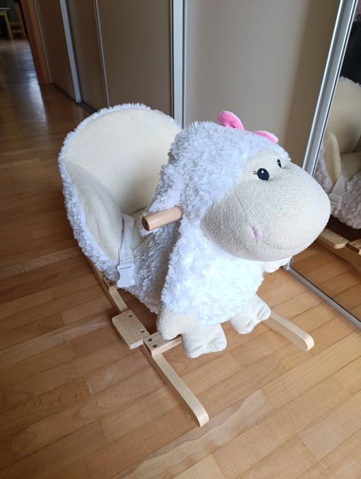 Owieczka/konik na biegunach bujak