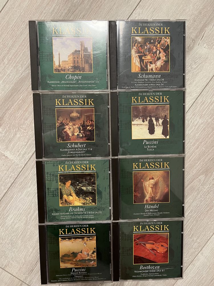Komplet 28 płyt cd z muzyką klasyczną , muzyka klasyczna