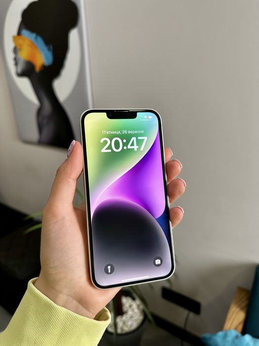 Iphone 14 128 Gb 100% Акб Starlight Розстрочка Обмін Магазин Скло