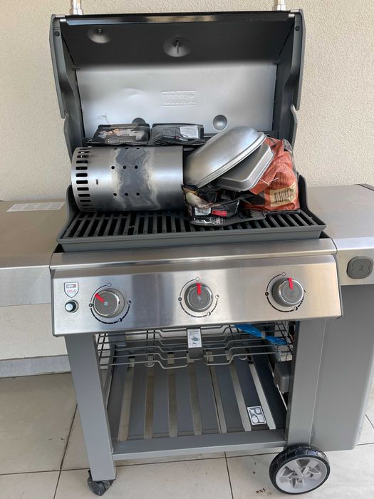 Гриль газовий Genesis II E-310 GBS Weber GBS 61011175 мобільний новий