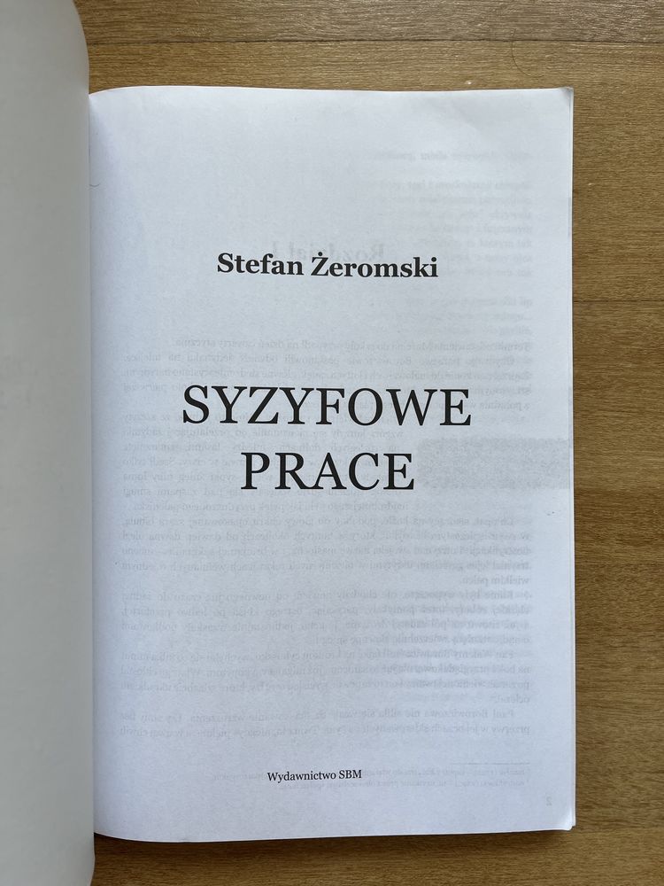 Syzyfowe Prace Stefan Żeromski