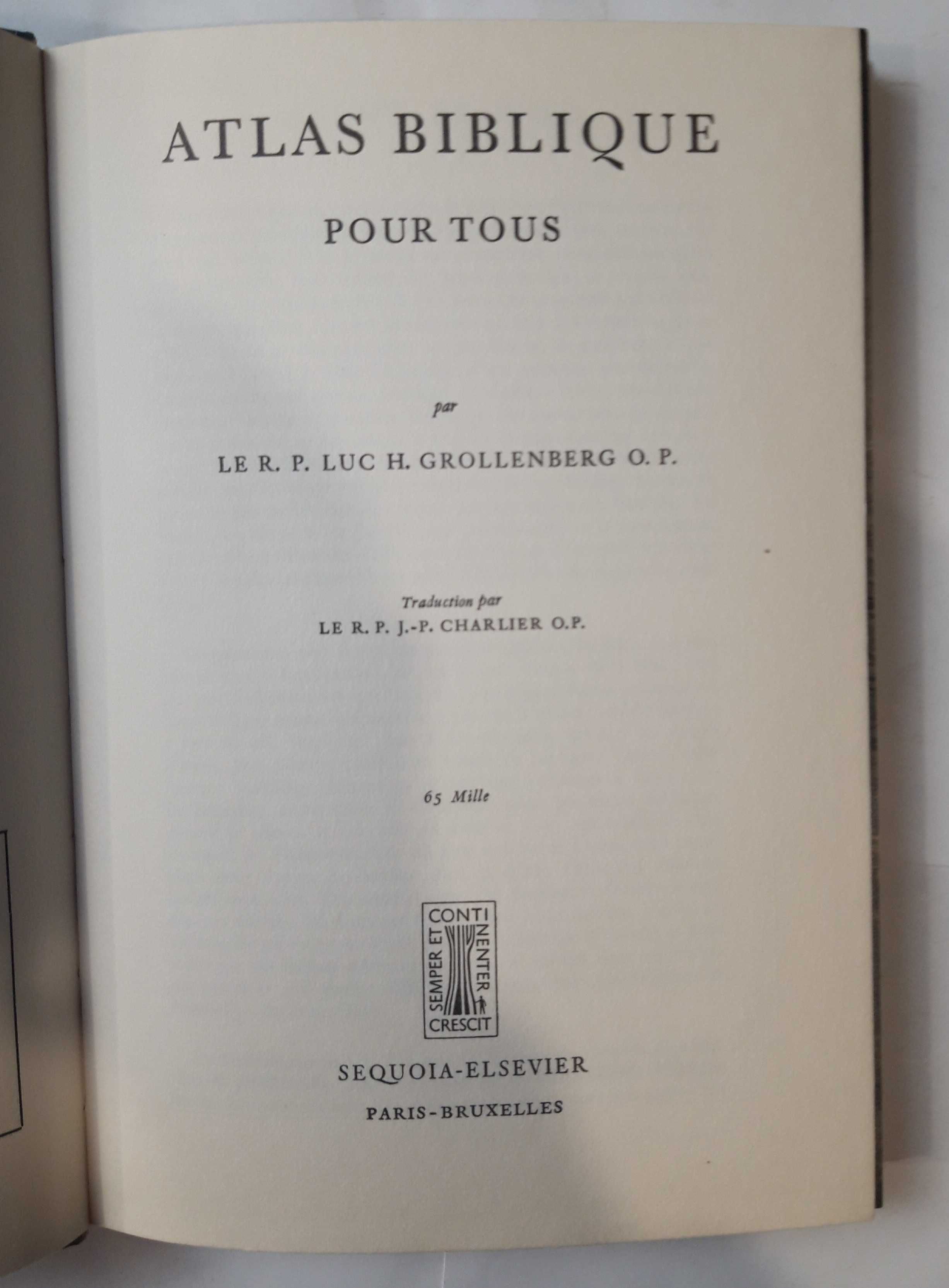 Livro - Ref CxC - Luc H. Grollenberg O. P. - Atlas Biblique Pour Tous