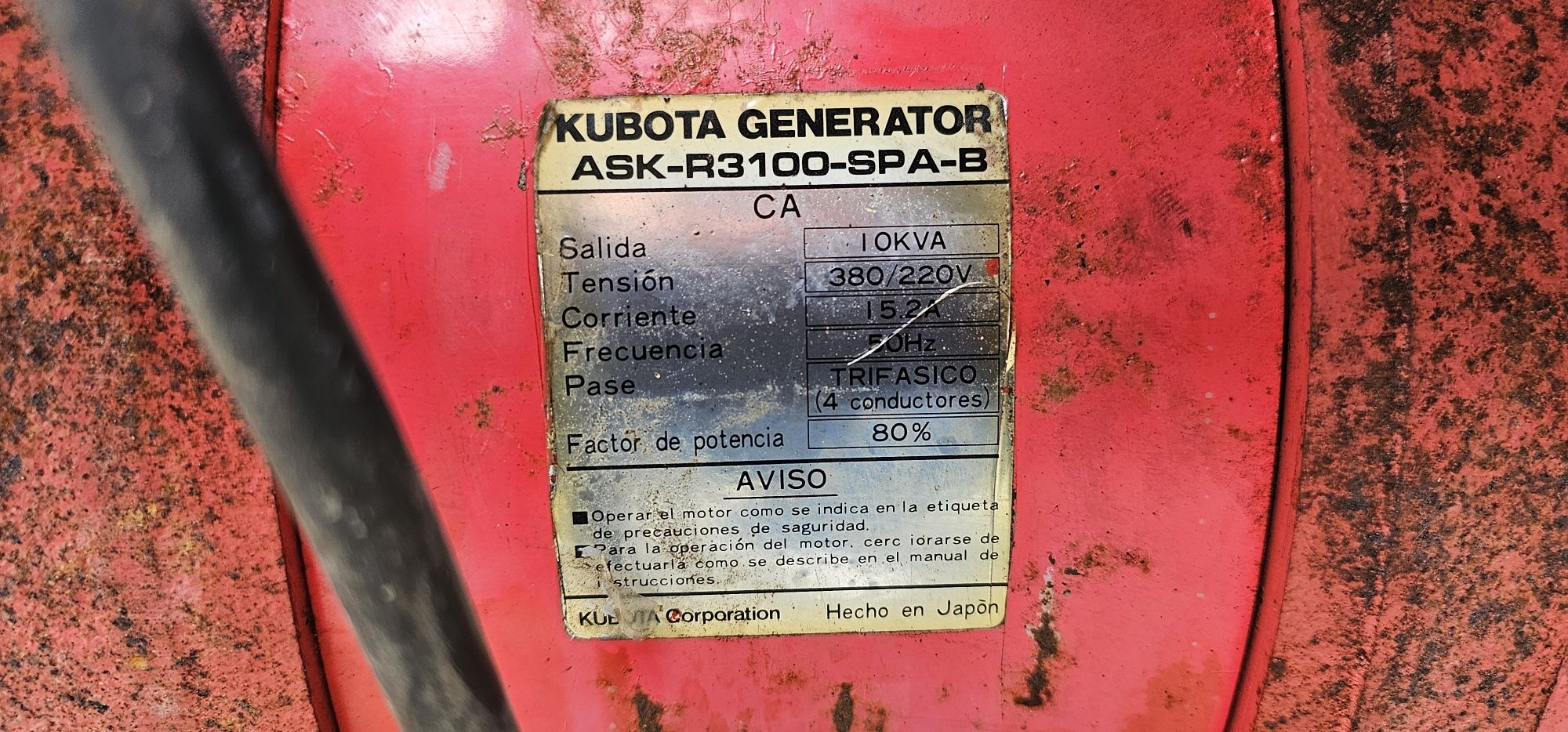 Gerador diesel 10Kva trifásico