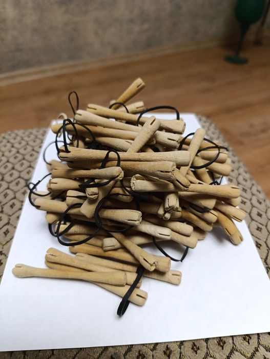 Деревянные коклюшки для завивки волос