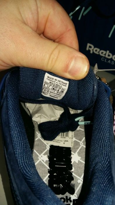 Нові кросівки Reebok Ventilator X Mita Sneakers Blue Velvet оригінал