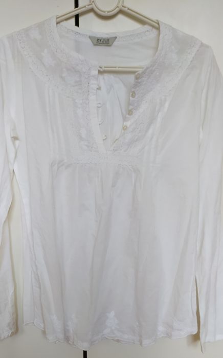 Camisa branca 11-12 anos