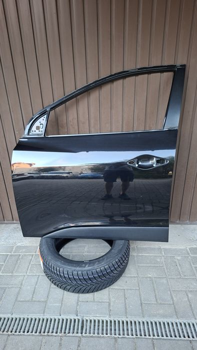Hyundai ix35 lift czarna maska drzwi kierowcy.