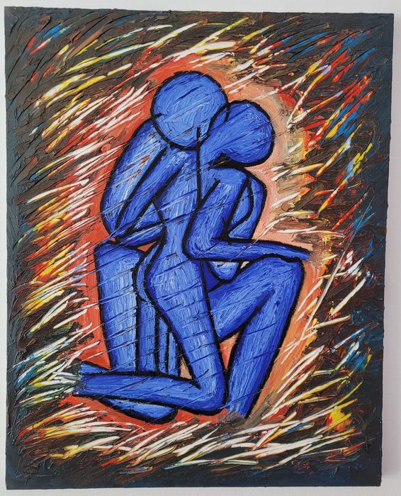 Quadro a óleo - Paixão - Samuel da Rosa