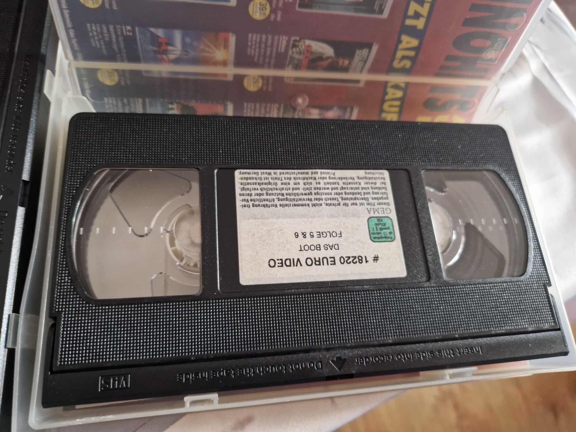 Das Boot – VHS Sammeledition – Wolfgang Petersen – 3 kasety – j. niemi