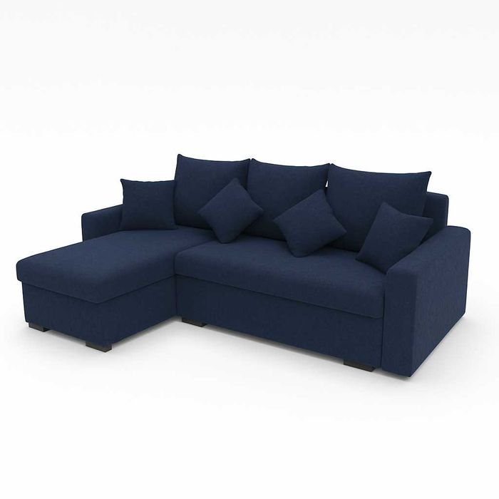 Narożnik Do SalonuJOY Kanapa Sofa Rozkładana 2 Pojemniki Na Pościel