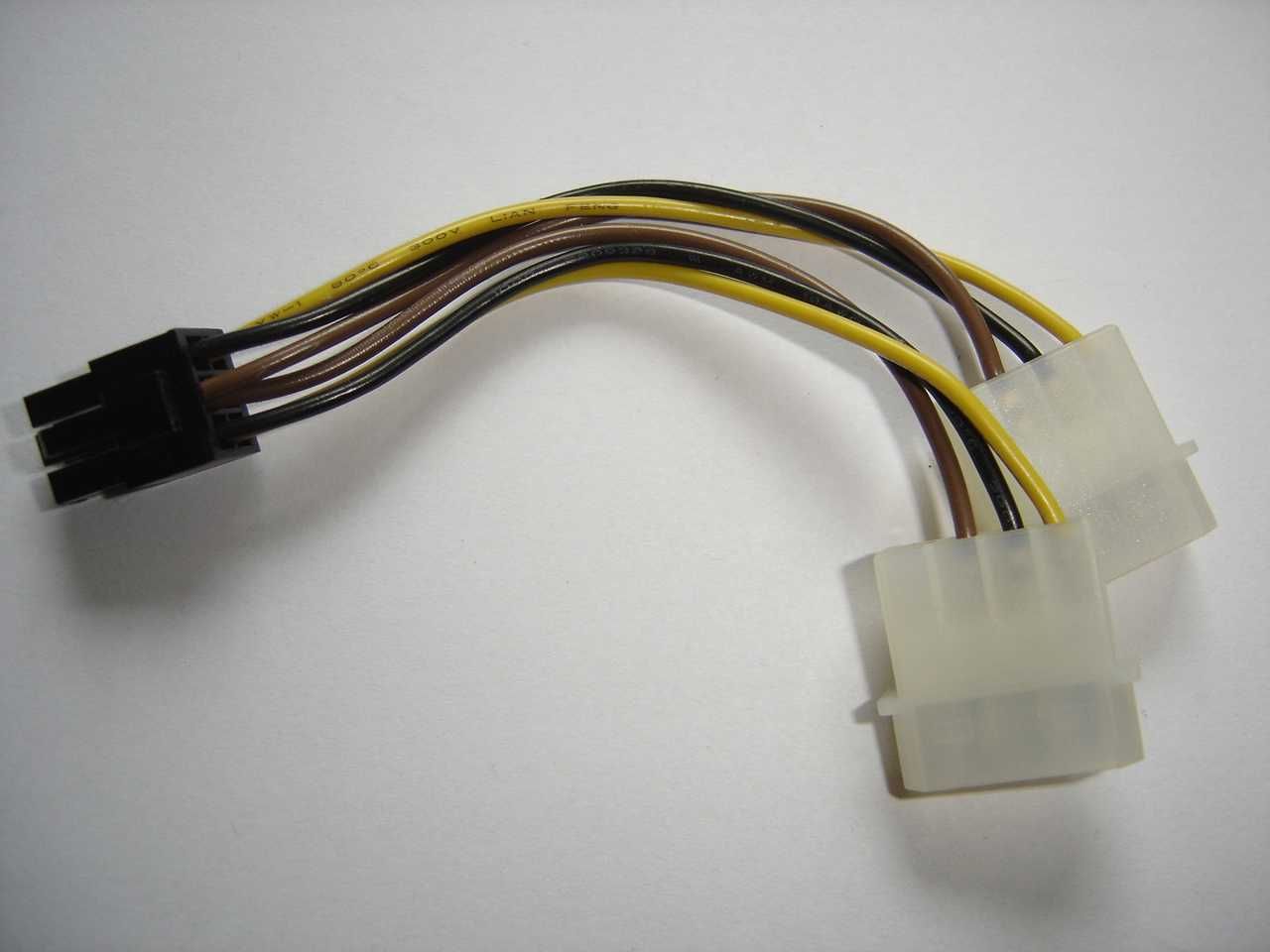 ADAPTER Zasilający 2 x MOLEX NA PCI-Express 6-PIN