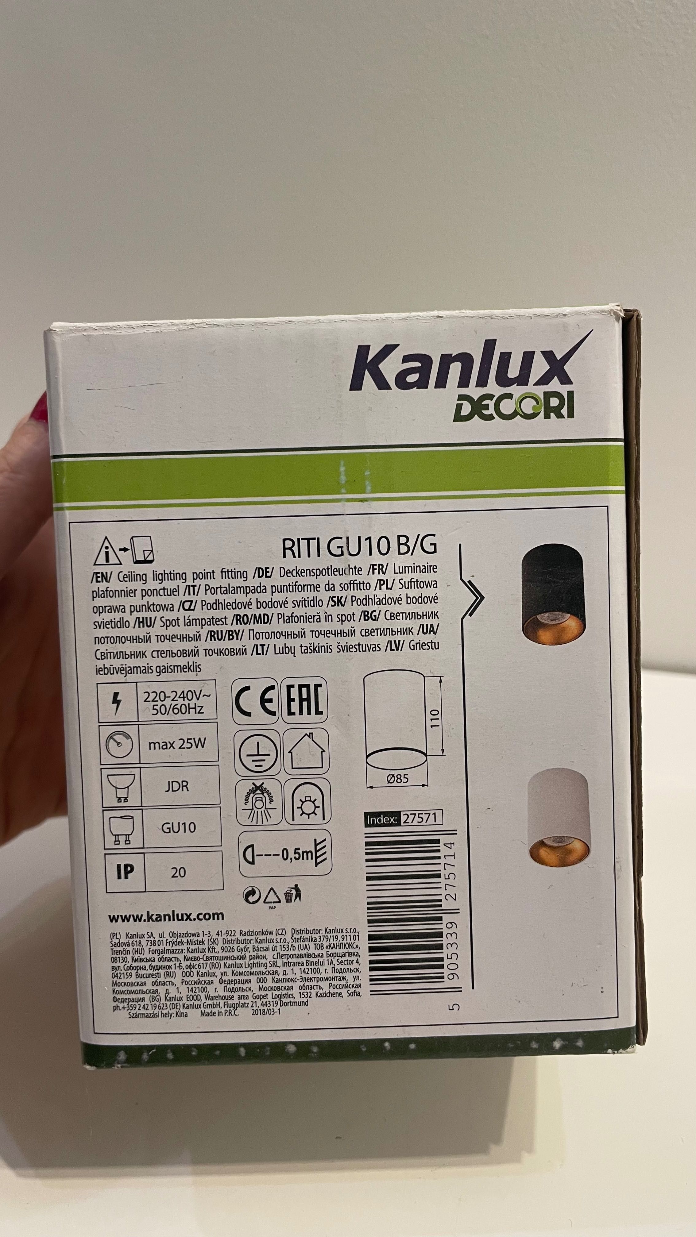 Oprawa sufitowa - Kanlux DECORI RITI GU10