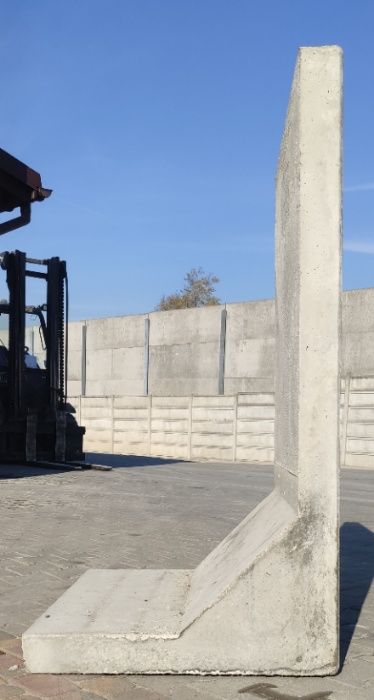 Mur oporowy typu L, mury oporowe elki 150x100 prefabrykat muru