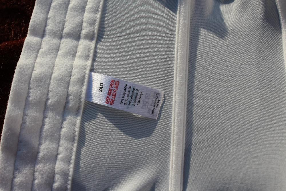 nowy półgorset MATALAN = biały 34D  75D= cudny