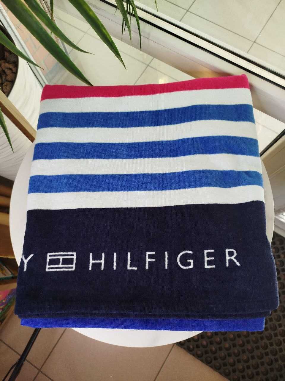 Рушник банний для сауни пляжний 92 см × 178 см tommy hilfiger
