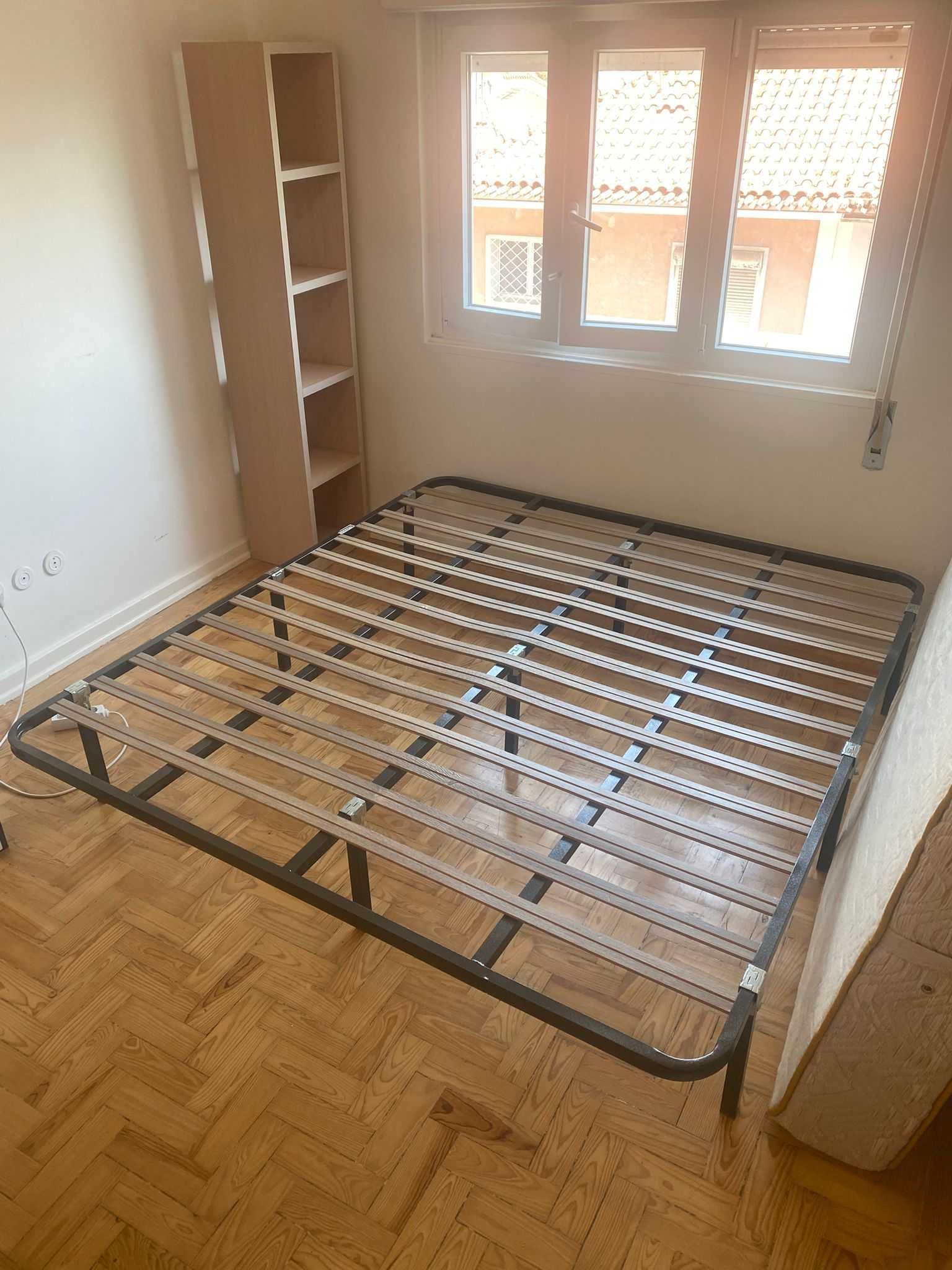Colchão teflon ortopédico 180x200cm (usado) + cama
