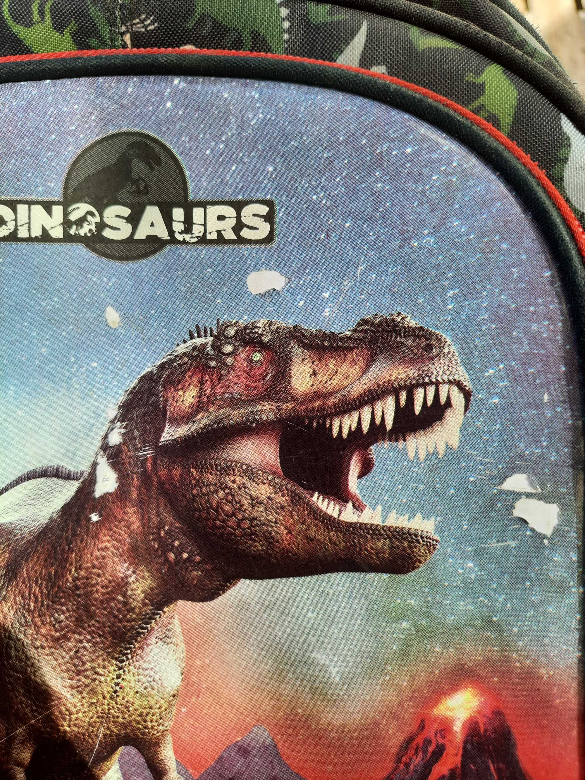 Plecak szkolny dinozaury