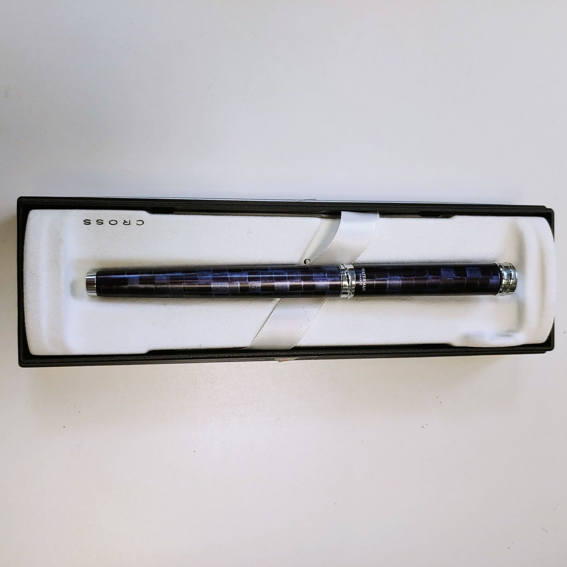 Перьевая ручка Waterman Harmonie Blue/Grey CT FP F 12 103