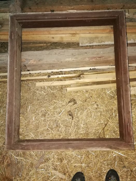 Kompletne okna i drzwi DREWNIANE z demontażu szklarnia