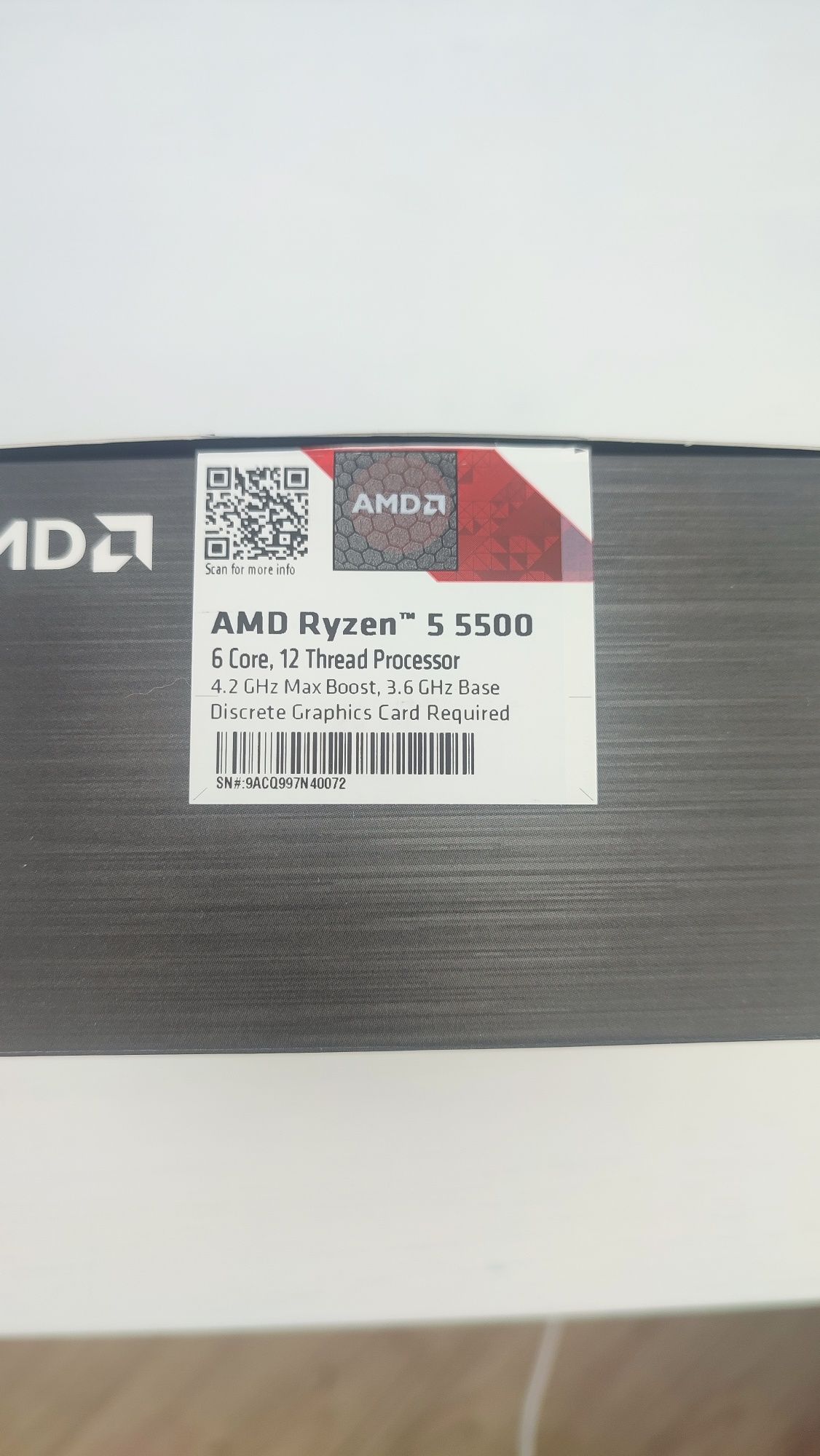 CPU AMD - RYZEN 5 5500 AM4 - COM GARANTIA e cooler novo
