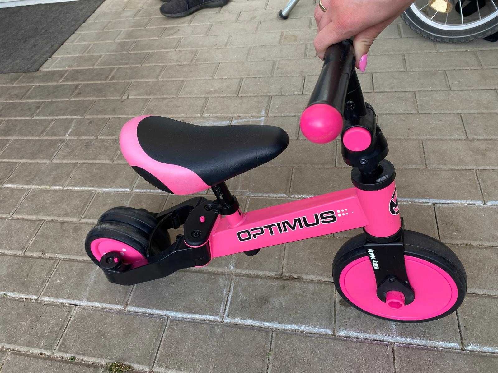 rowerek trójkołowy Milly Mally Optimus stan BDB