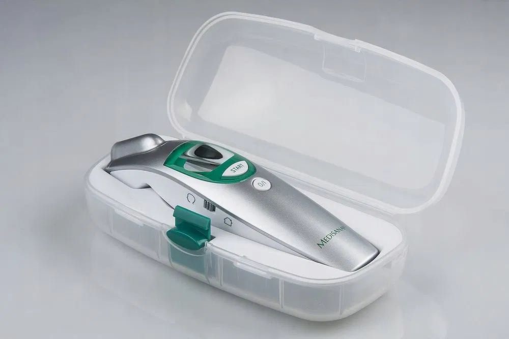 Profesjonalny termometr bezdotykowy czołowy/uszny MEDISANA FTN 76120