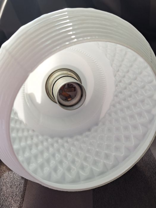 Dwa Klosze lampy kinkiety wczesny PRL