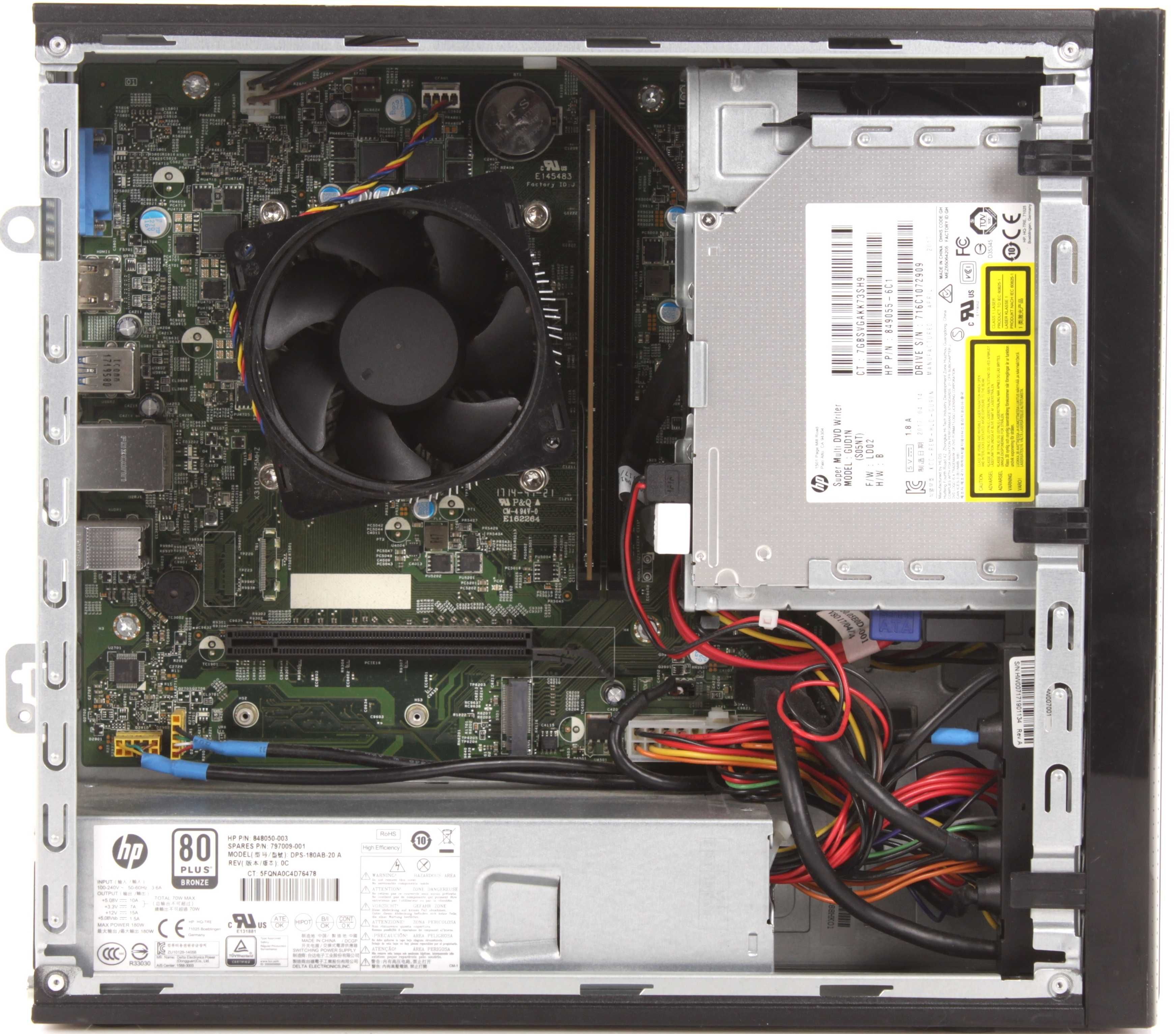 Мини HP Slimline 270-P014 (i7-7700T/8GB DDR4/m.2/Wi-FI+BT/БП 180Вт)