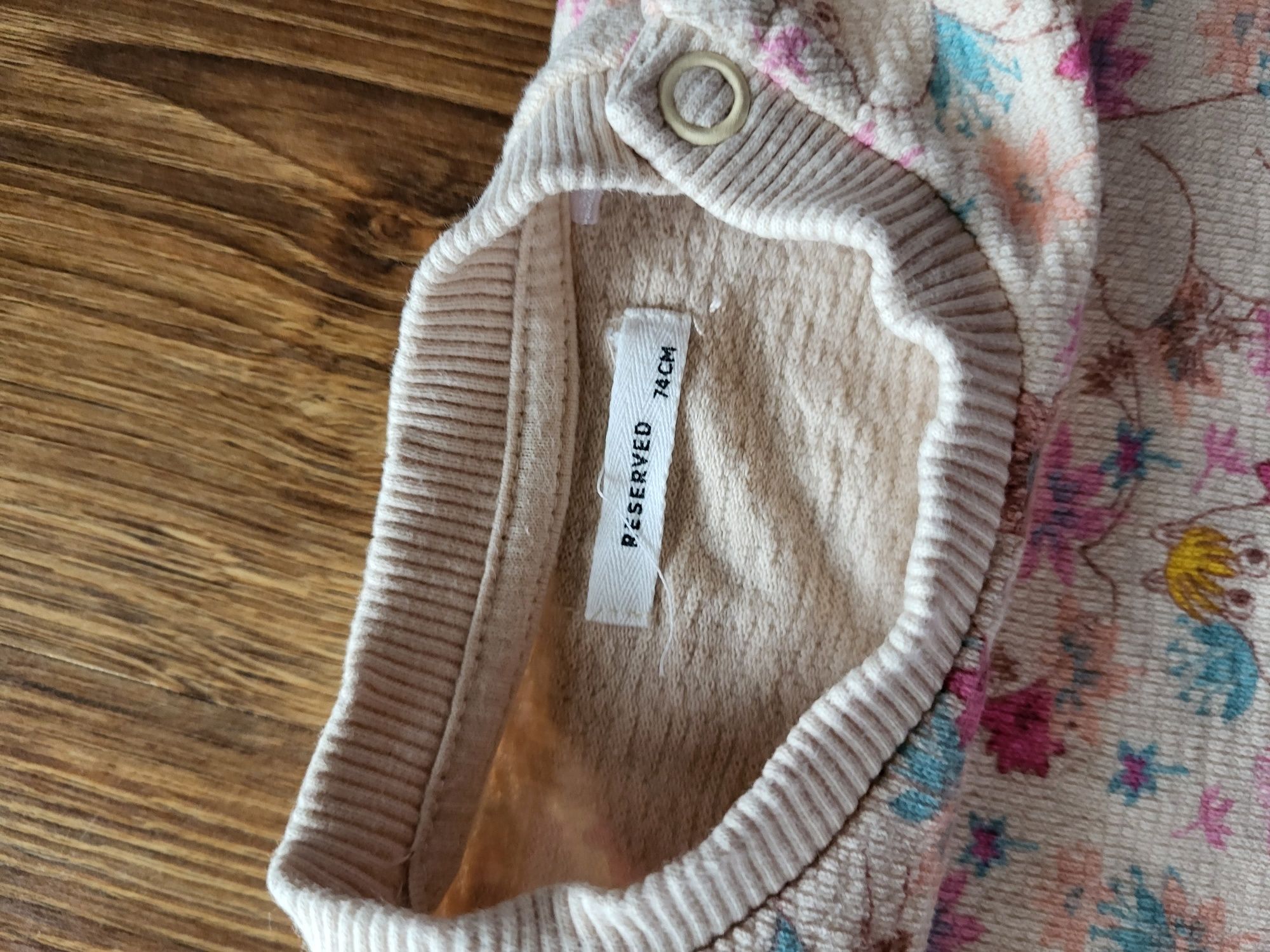 Dres bluza spodnie reserved 74 muminki