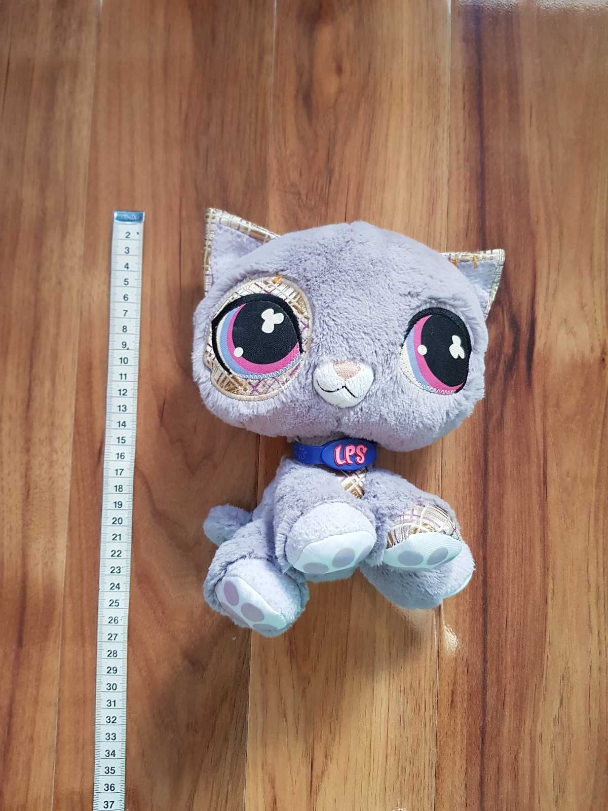 Pluszowy szary kotek Littlest Pet Shop LPS Hasbro kot pluszak maskotka
