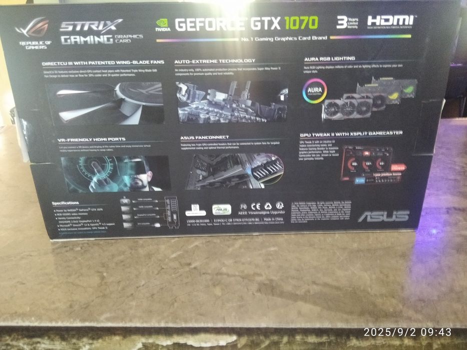 ASUS ROG GeForce GTX 1070