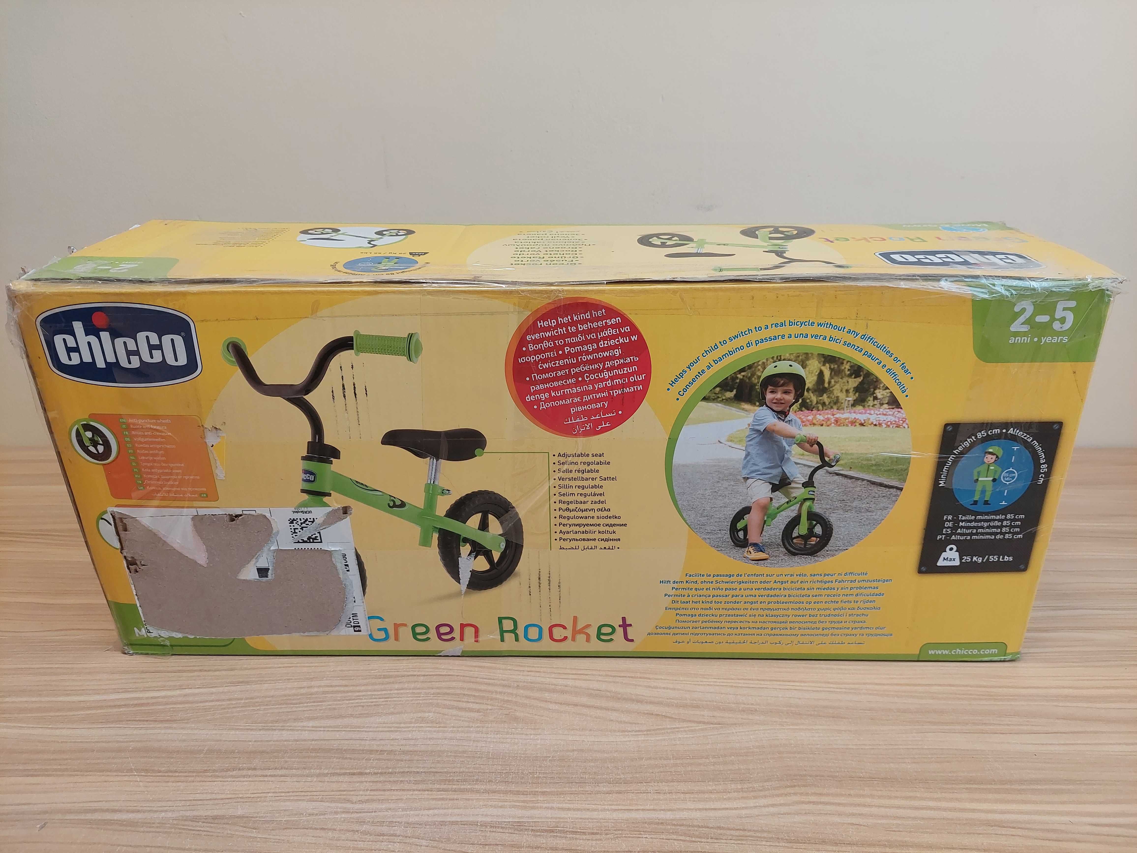 Chicco - Rowerek biegowy Green Rocket 171605